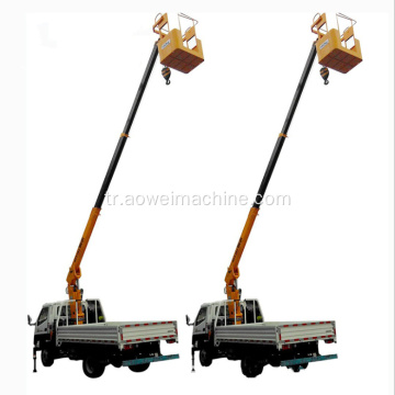 Forklift kamyon araba monte vinç mini römork kaldırma için hidrolik bom kamyonet vincinin yeni tasarımı